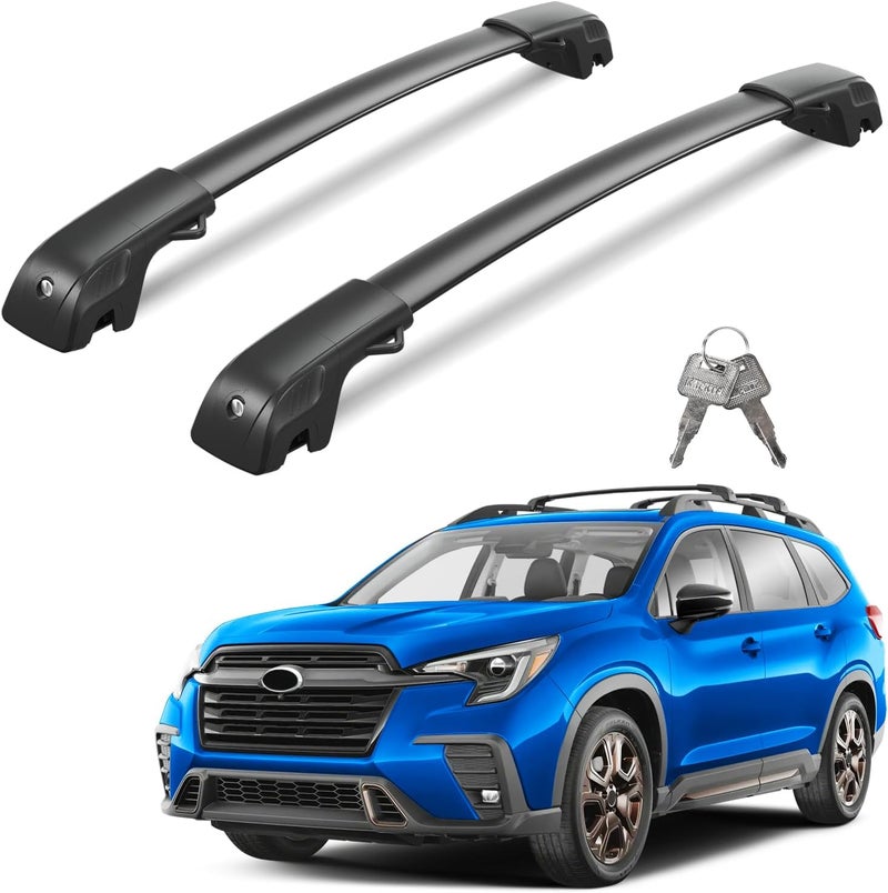 wonderdriver 300lbs Roof Rack Cross Bars Compatible with Subaru Ascent 2019-2026,Heavy Duty Aluminum Lockable Roof Rails Crossbars Rooftop Luggage - Image 1